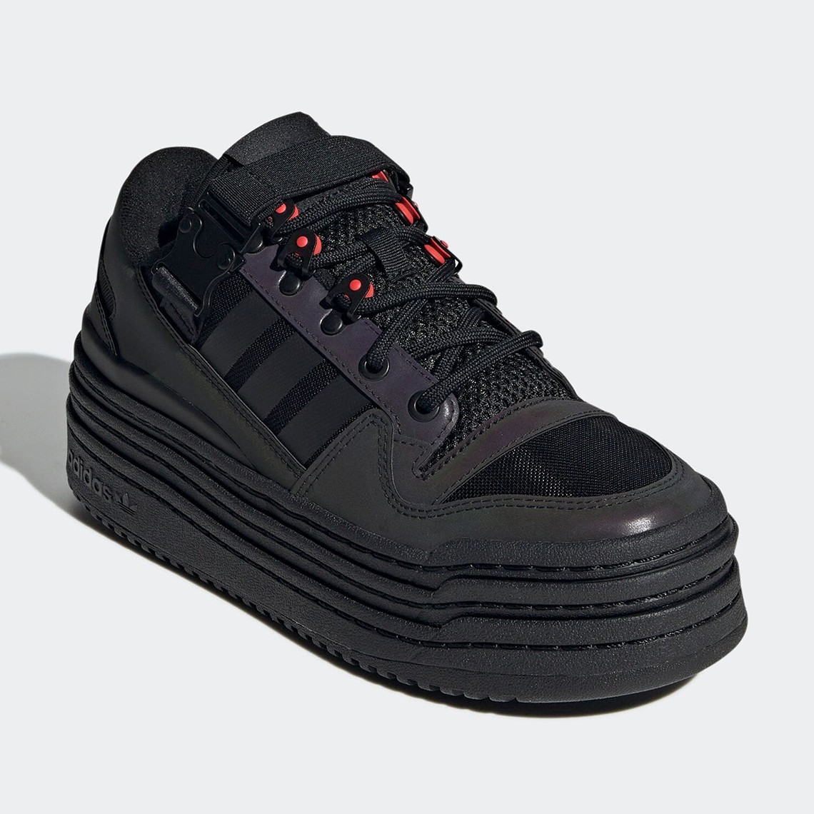 adidas Originals 旗下的 Forum 新款黑鞋官图