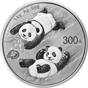 2022版熊猫精制1公斤银币